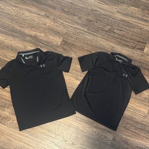 Under Armour Jet Black Polo Duo